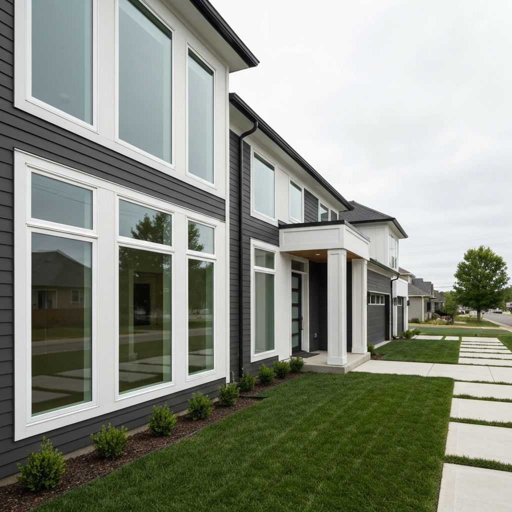 Moderne witte kozijnen woning Prinsenbeek